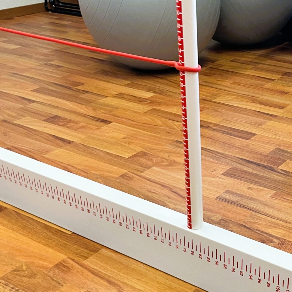 Functional Movement Screen FMS Testkit für FMS Test im Gym Studio von Jo Angele in Wigoltingen/Thurgau.