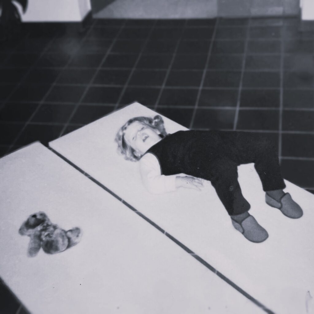 First Shapeup Lesson with Teddy Bear 1971